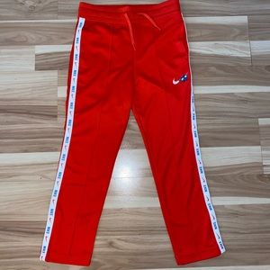 Red nike pants